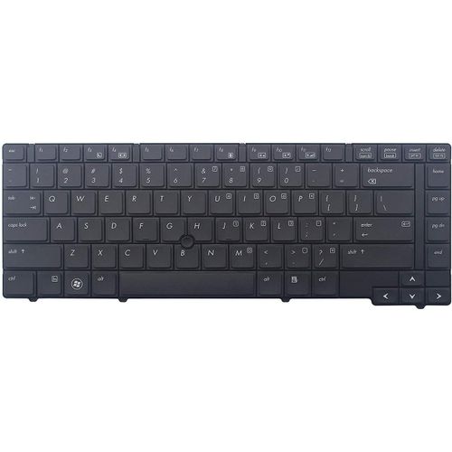 HP HP. EliteBook 8440p 8440w Replacement Keyboard – Non-Backlit, US Layout, with Pointing Stick
