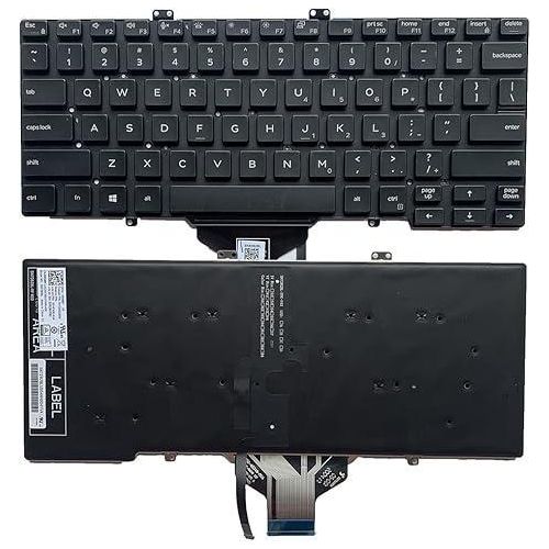 Dell Latitude 5280/5480/5490 3-Cell Backlit Replacement Keyboard (0KFCTK)