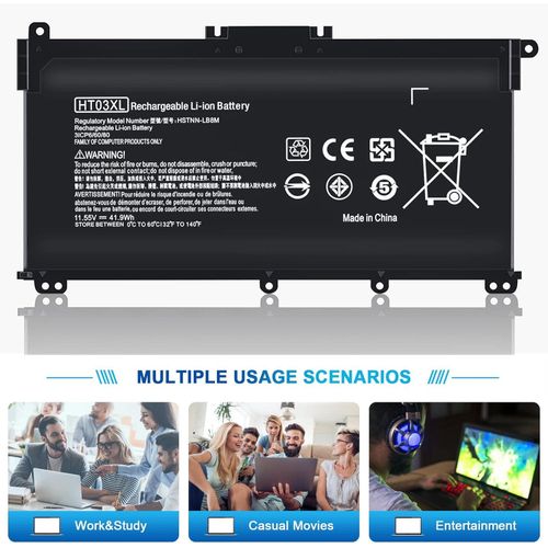 HP HT03XL Laptop Battery for -Pavilion 14-CE 14-CF 14-DF 15-CS 15-DA 15-DB 15-DW 17-by 17-CA