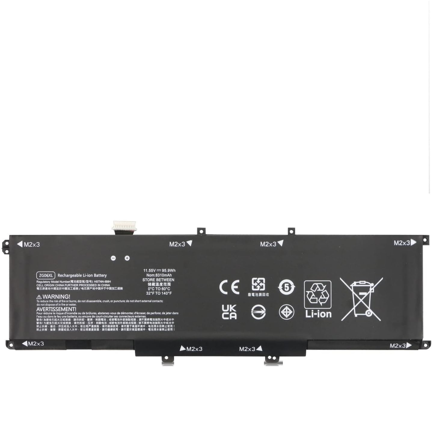 HP ZBook Studio G5 / EliteBook 1050 G1 Workstation Battery (ZG06XL)
