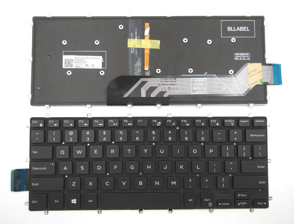 Dell Inspiron 7460/7560/7472/7572 Backlit Replacement Keyboard (01M6K3)