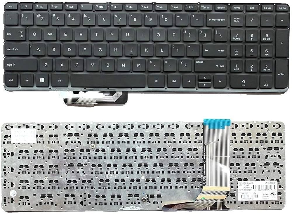 HP Envy 15/17 TouchSmart Series Replacement Keyboard (732298-001)