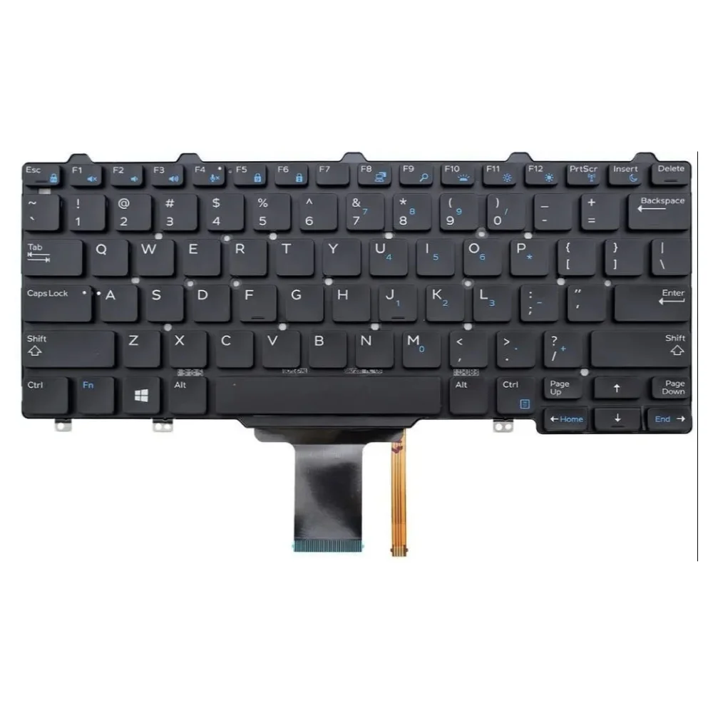 Dell Latitude E7240/E7250 Backlit Replacement Keyboard (0NVHFW)