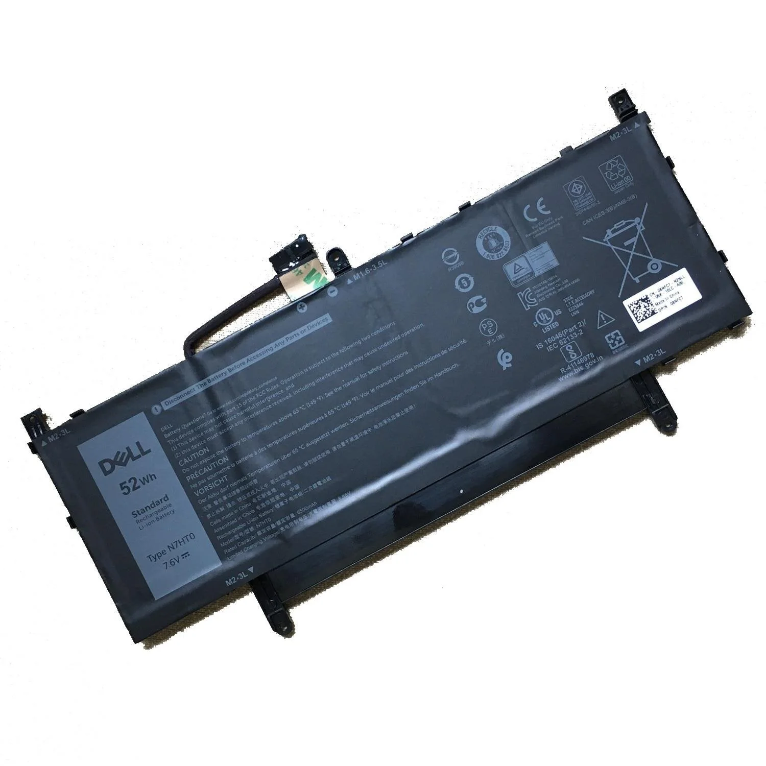 Dell Latitude 9510/9520 4-Cell Internal Battery (N7HT0)