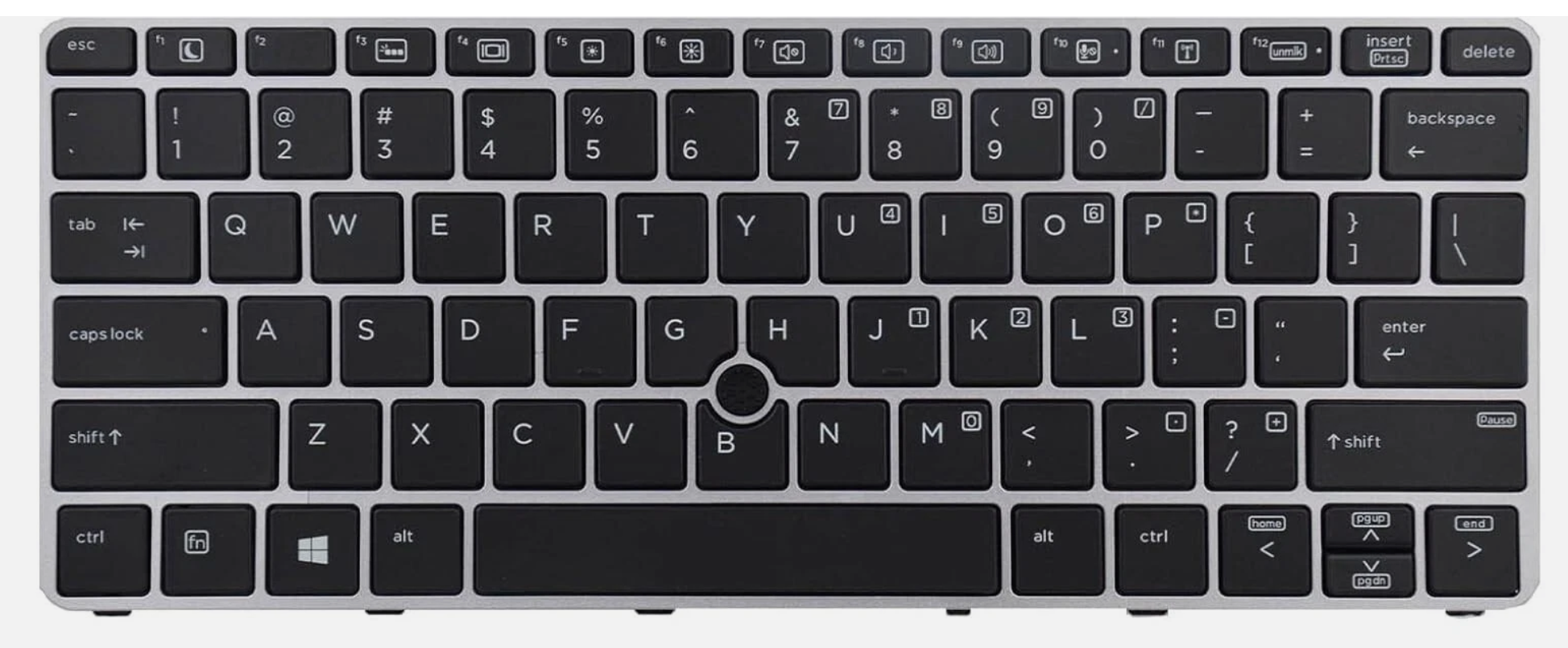NEW HP EliteBook 725 G3 G4 820 G3 G4 US Sliver Keyboard with Backlit 826631-001