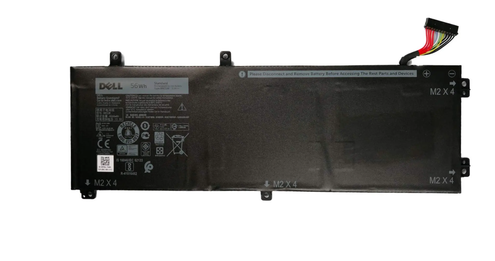 Dell XPS 15 9550 Battery Replacement