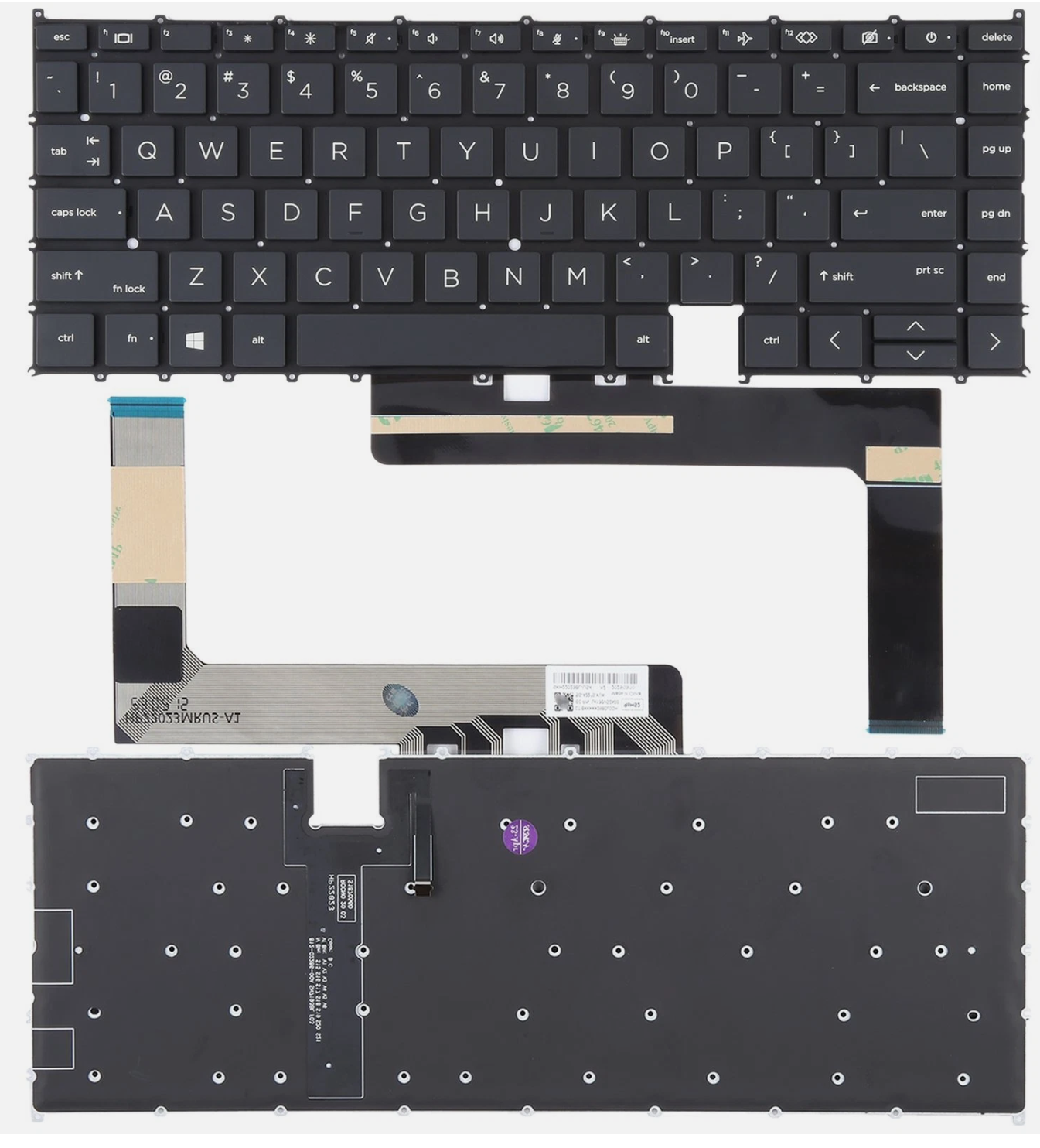 HP EliteBook X360 1030 G7 1030 G8 1040 G7 1040 G8 US Keyboard /w Backlight