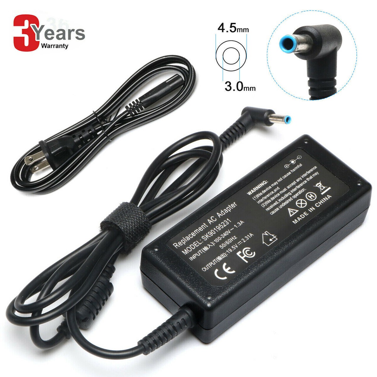 HP Chromebook 11 G3/G4/G5 45W USB-C Charger (N17908-001)