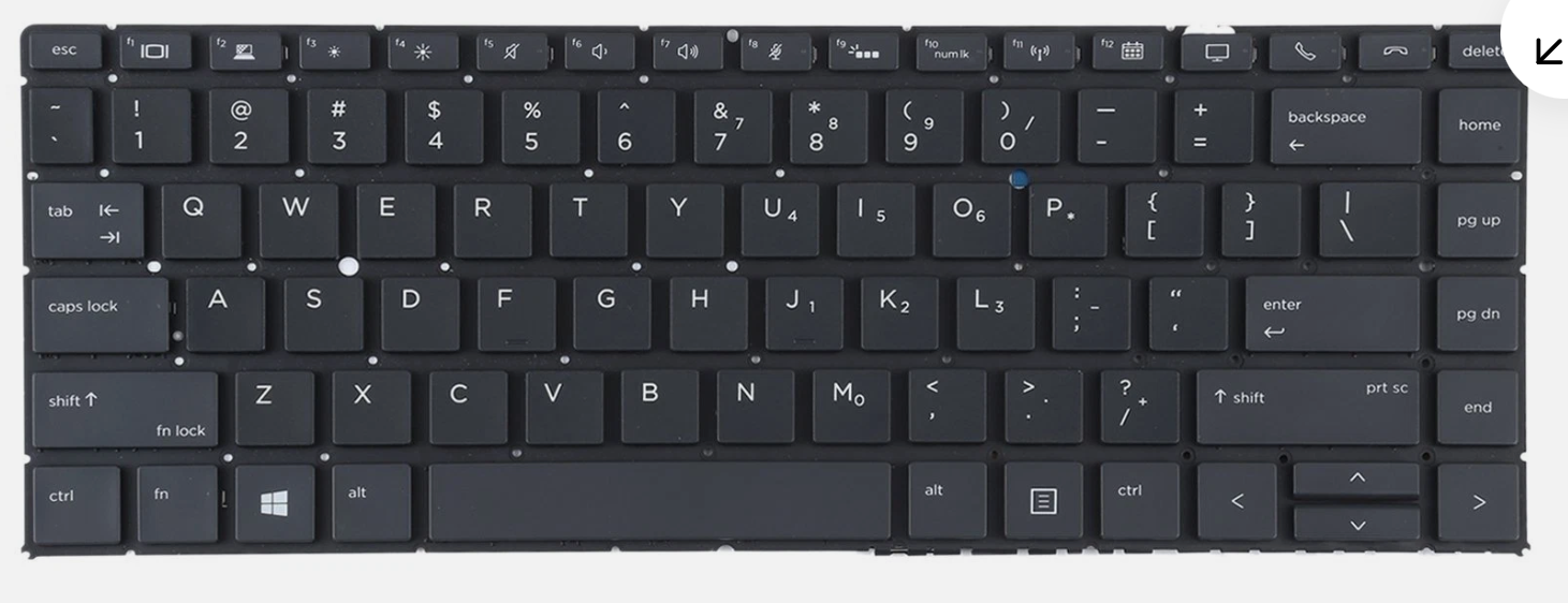 HP Elitebook X360 1040 G4 1040 G5 US Version Keyboard with Backlight