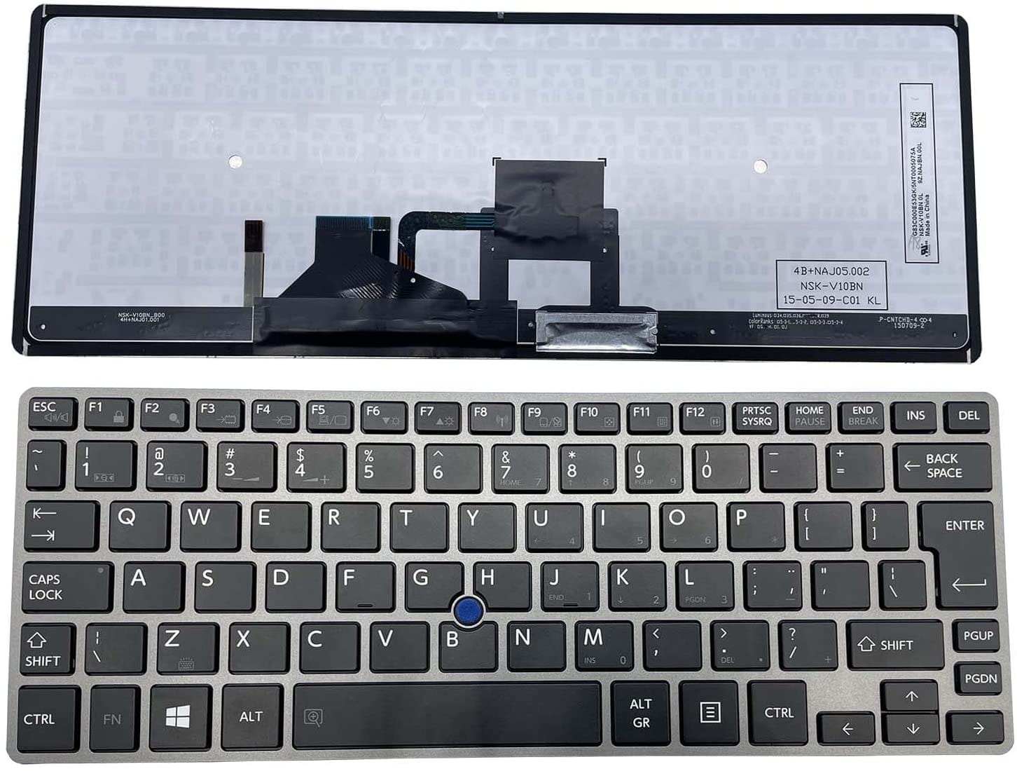 Toshiba Portege Z30/Z30-A/Z30-C Replacement Keyboard (G83C000E43EN)